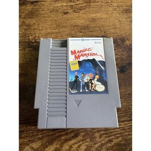 Maniac Mansion (Nintendo NES, 1990) Game cartridge Only Tested